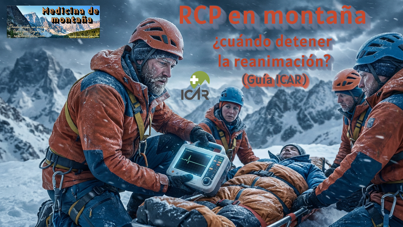 Reanimación cardiopulmonar en el rescate en montaña