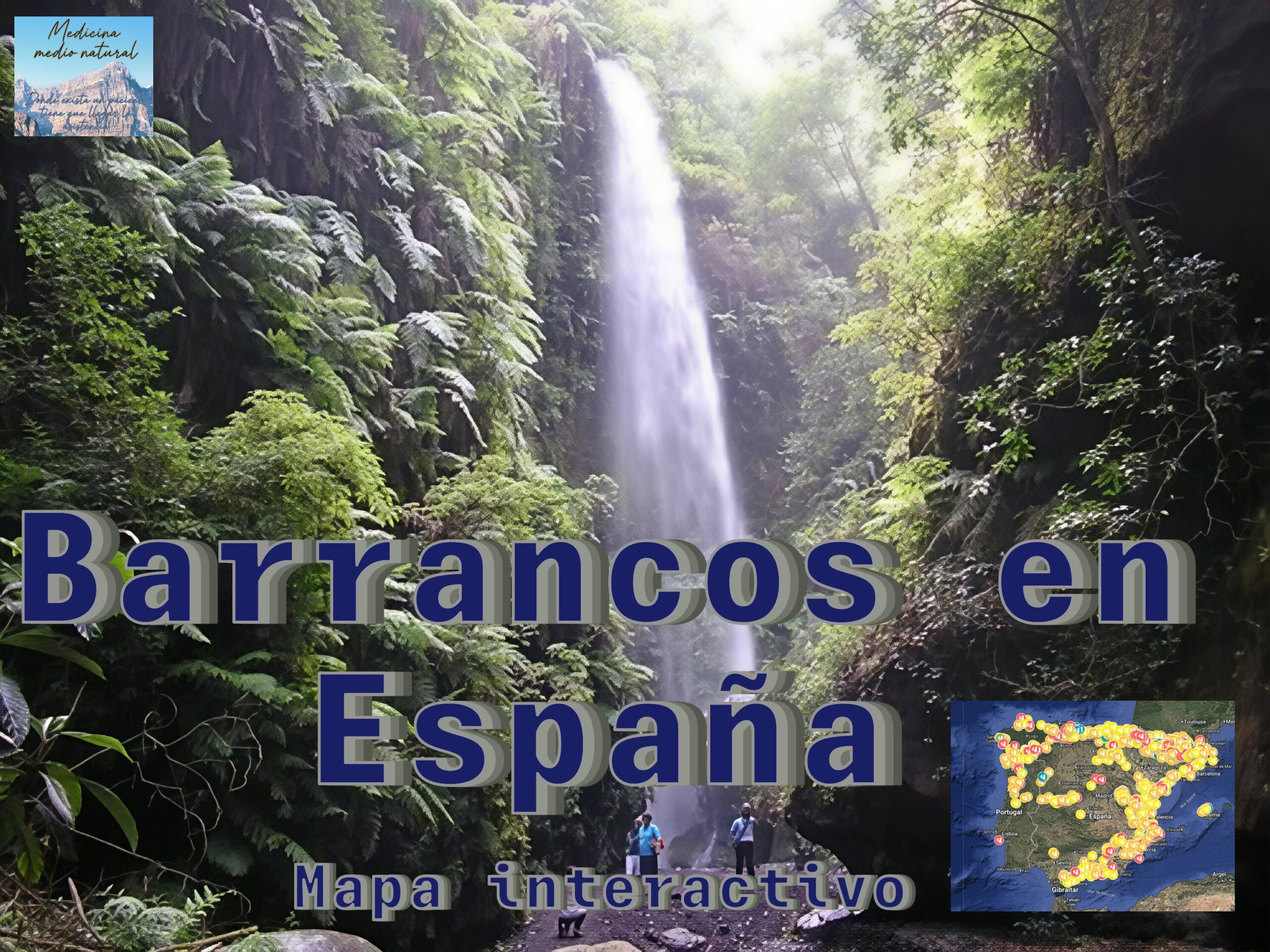 Mapa interactivo de barrancos en España