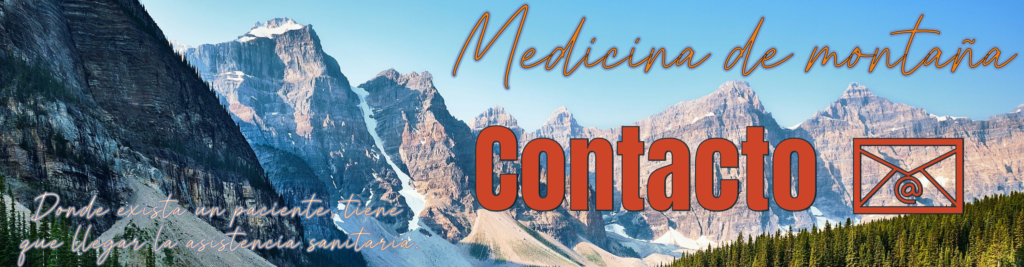 Contacto medicina de montaña